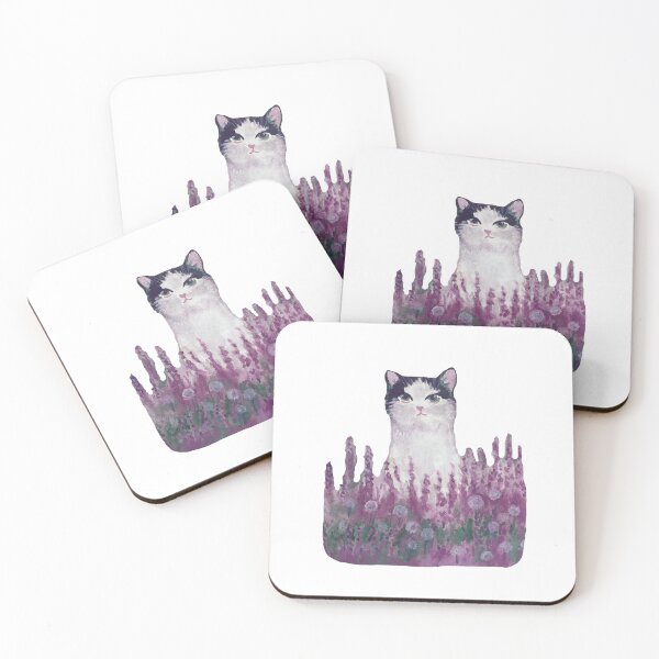 Item preview, A Cat On A Purple Heather Moor designed and sold by mauricucumber.