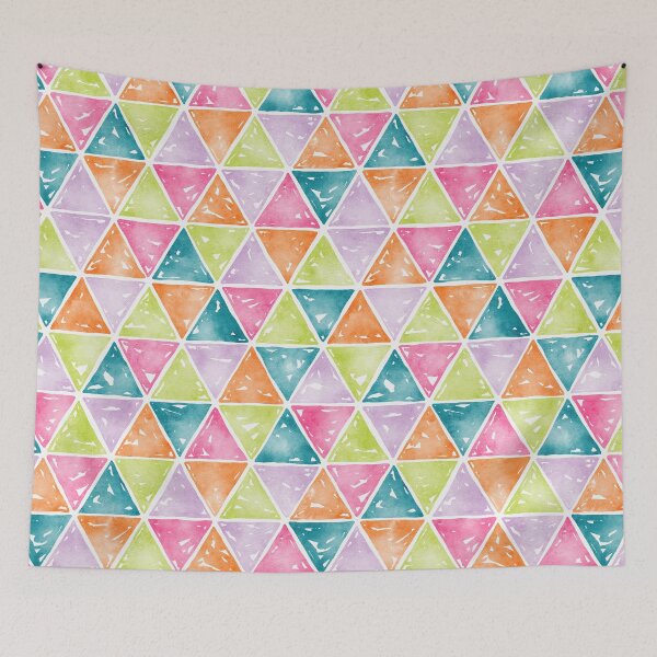 Item preview, Watercolour Triangles designed and sold by RebeccaFlaherty.