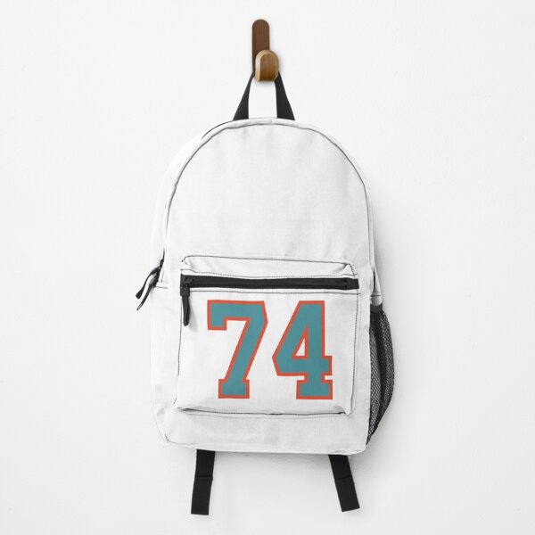 Item preview, 74 number, aqua orange lucky sports seventy four designed and sold by ArtIsParty.