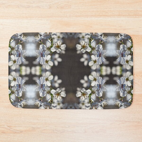 Item preview, White spring bloom on a dark background designed and sold by mariya-ivanova.