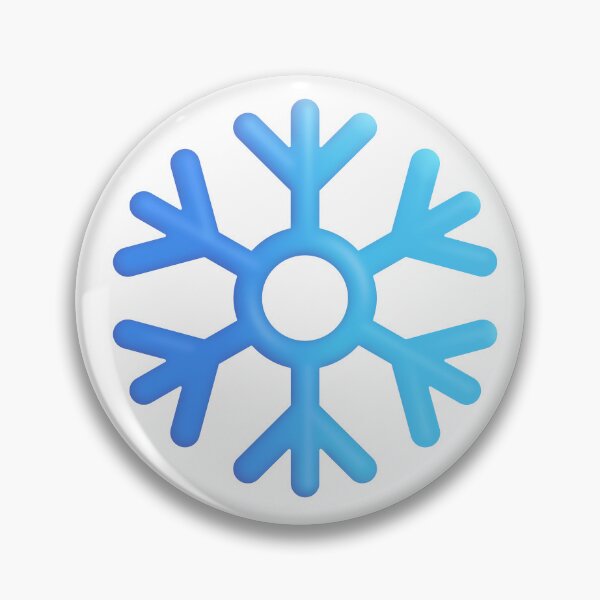 Item preview, Snowflake Emoji - Large designed and sold by abroadDesigns.