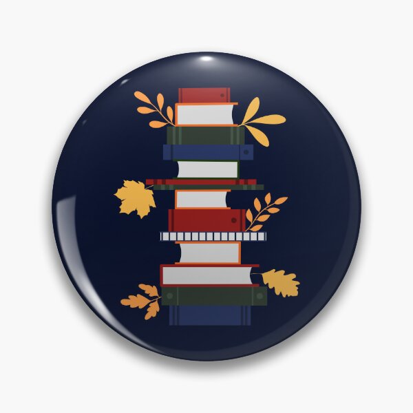Artikelvorschau, Books with Fall Leaves entworfen und verkauft von Arianna Khalil.