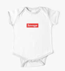 Supreme Box Logo - "Savage Supreme" One Piece - Short Sleeve