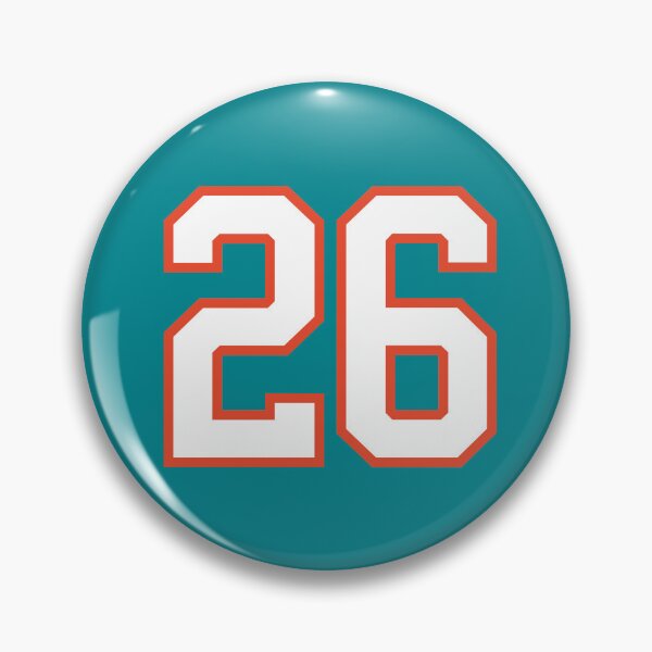 Item preview, Sports Number 26, white orange color lucky sport twenty six designed and sold by ArtIsParty.