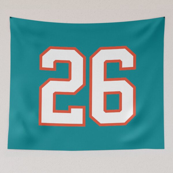 Item preview, Sports Number 26, white orange color lucky sport twenty six designed and sold by ArtIsParty.