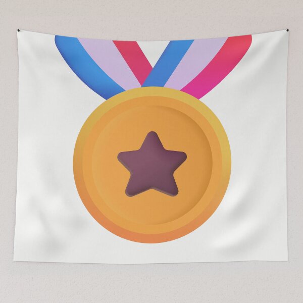 Item preview, Sports medal emoji - tweaked designed and sold by abroadDesigns.