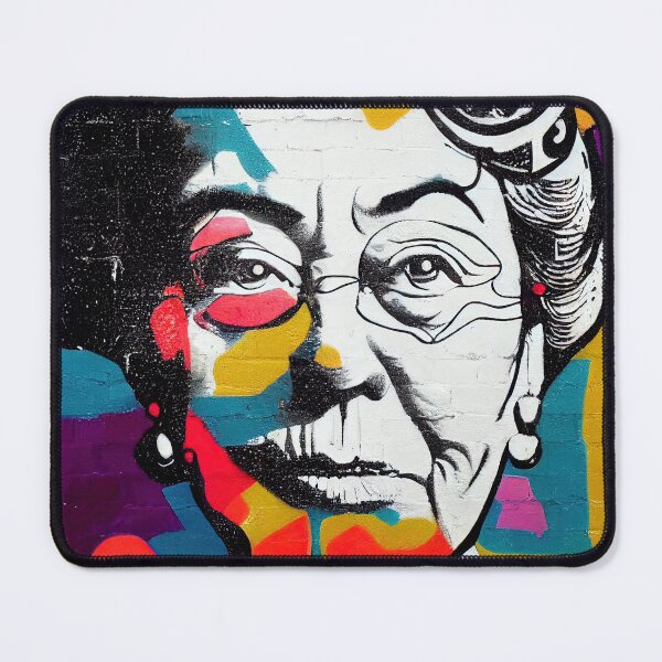 Item preview, Queen Elizabeth graffiti illustration designed and sold by artofbelletz.