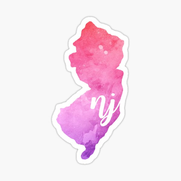 NJ sticker Sticker