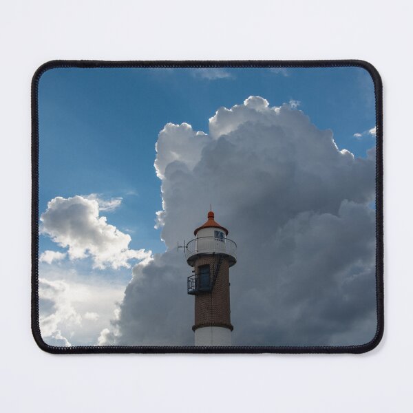 Item preview, A lighthouse in front of a big cloud designed and sold by Claudia-Evans.