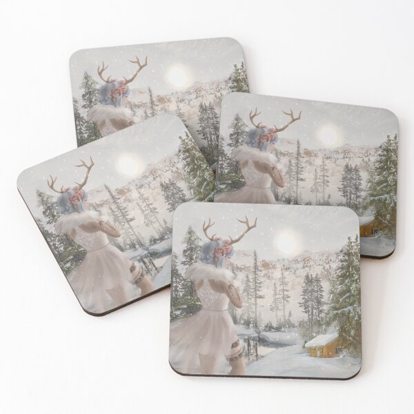 Item preview, Winter fantasy landscape "Snow Queen" designed and sold by Fanny Richard ( fannyrichardart ).