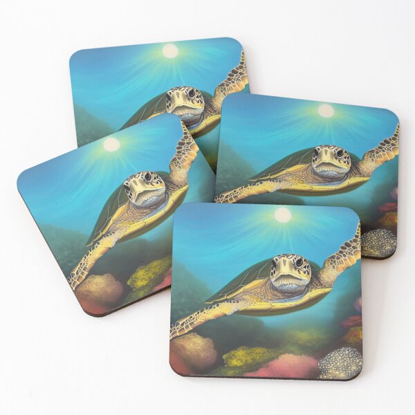 Item preview, Sea Turtle in Hawaiian Paradise designed and sold by mindonparadise.