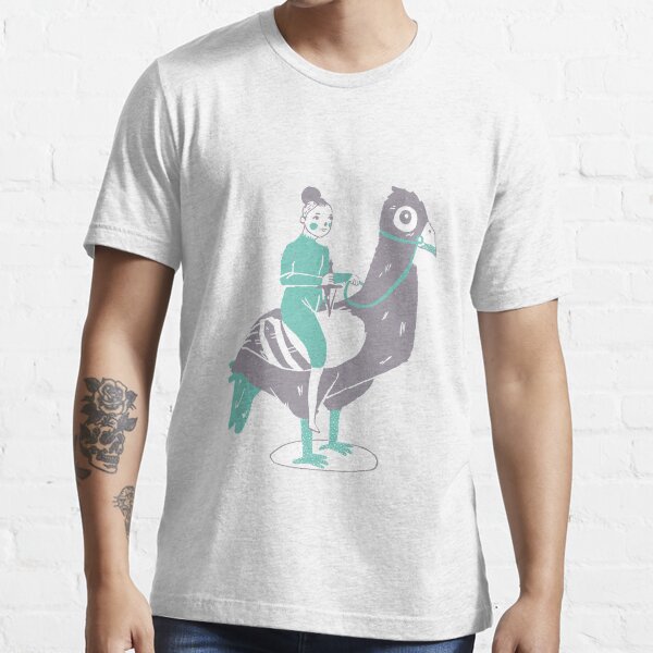 Lady Fate and Pigeonzilla Essential T-Shirt