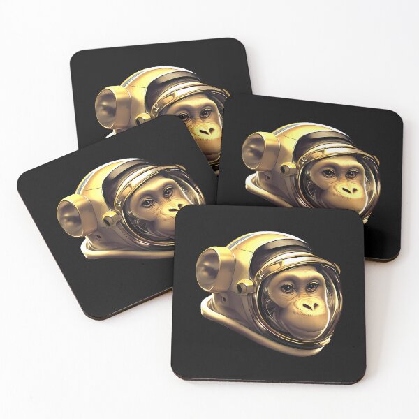 Item preview, Space Monkey Gold Monkey designed and sold by nuel-art.