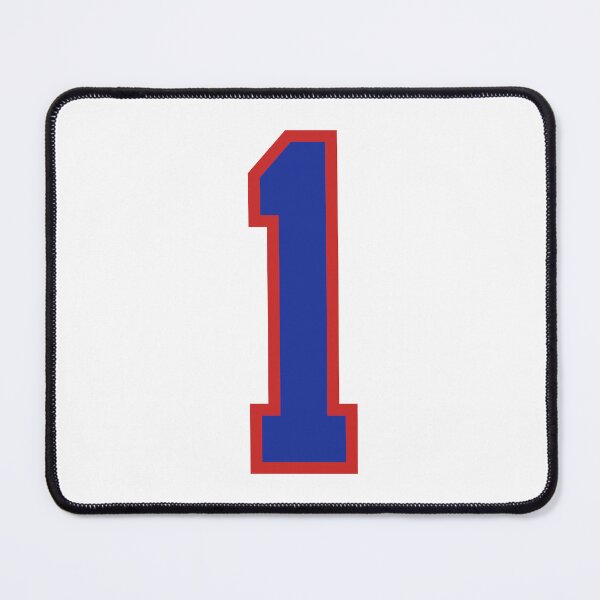 Item preview, Number 1 blue red sports jersey one designed and sold by LoveIsColorful.