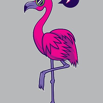 Artwork thumbnail, Electric Flamingo by strangethingsA