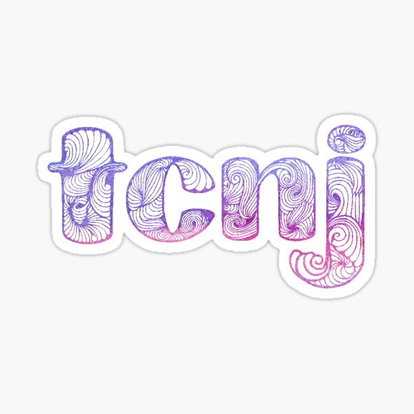 TCNJ sticker Sticker