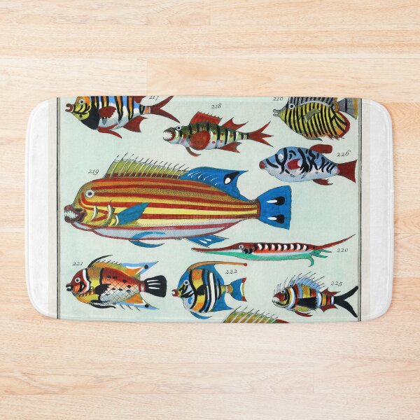 Item preview, Vintage Exotic Colourful Fish Poster  designed and sold by Old Soul Vintage .