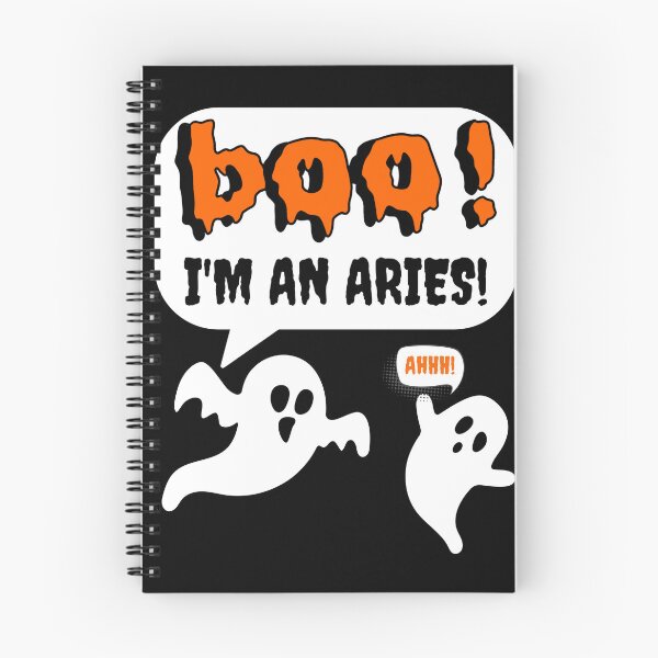 Item preview, Boo I'm an Aries | Funny Halloween Quote designed and sold by MindedInc.