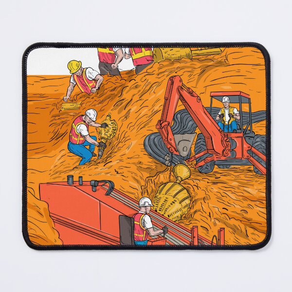 Item preview, Horizontal Directional Drilling Construction Job Site Drawing designed and sold by Shifa19.