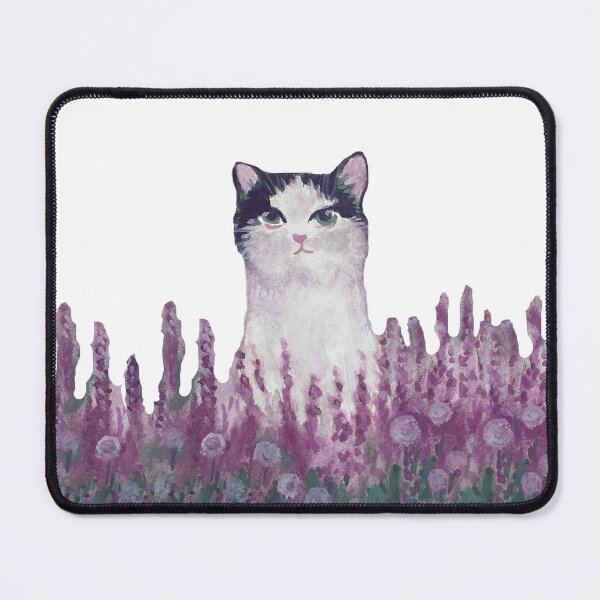 Item preview, A Cat On A Purple Heather Moor designed and sold by mauricucumber.