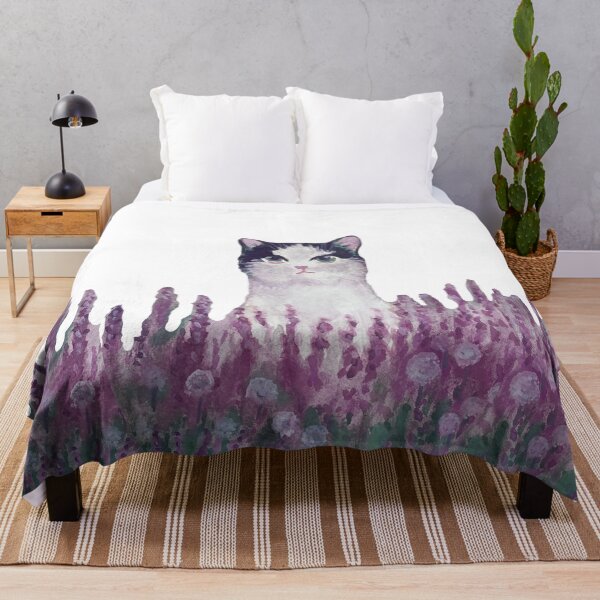 Item preview, A Cat On A Purple Heather Moor designed and sold by mauricucumber.