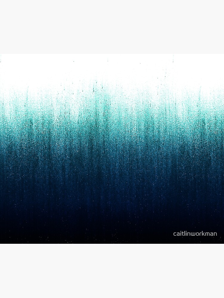 "Teal Ombre " Throw Blanket for Sale by caitlinworkman Redbubble