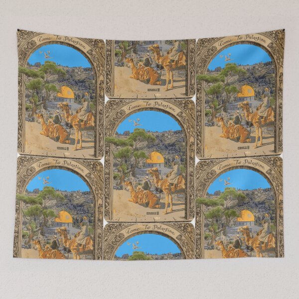 Item preview, Palestine retro poster designed and sold by Dâr    Bâshar.