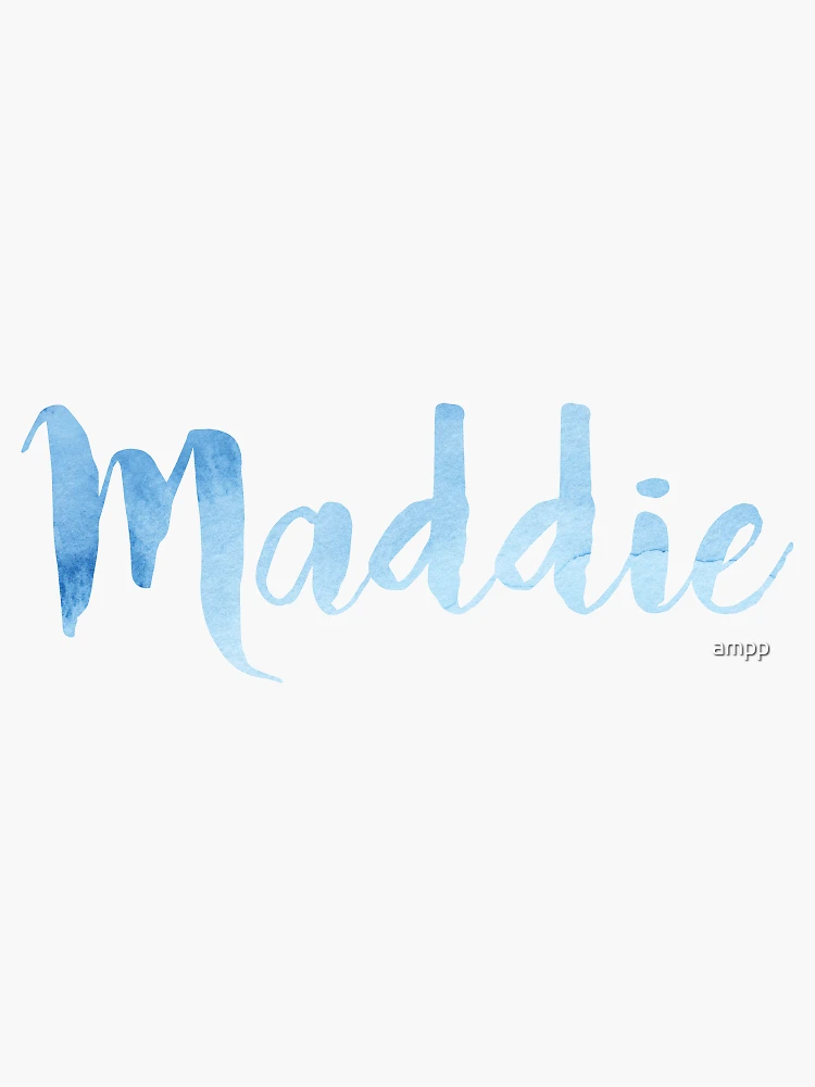 Maddie Sticker for Sale by ampp