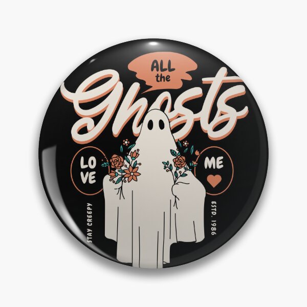 Item preview, All of the ghosts love me, funny Halloween design, funny ghost designed and sold by mwebba2005.