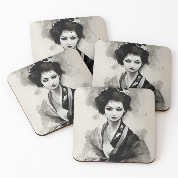 Item preview, Geisha in Ink designed and sold by Oblitz.