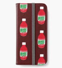 Berg Dew Rot iPhone Flip-Case/Hülle/Klebefolie