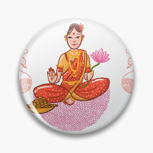 Item preview, Laxmi goddess of wealth  designed and sold by FunnyEye.