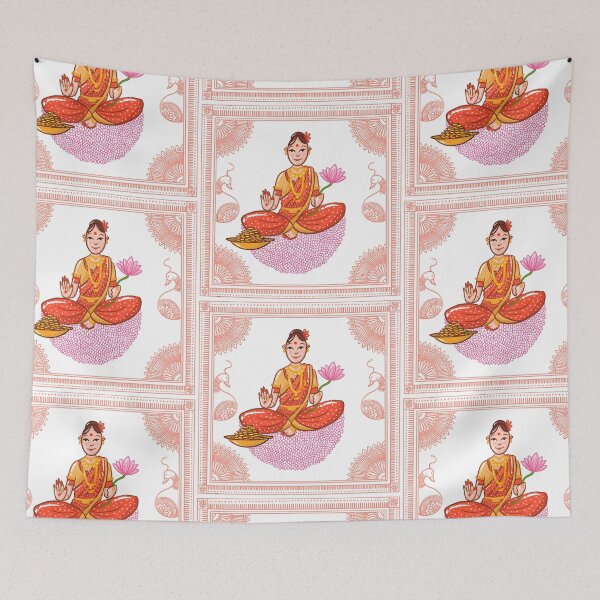 Item preview, Laxmi goddess of wealth  designed and sold by FunnyEye.