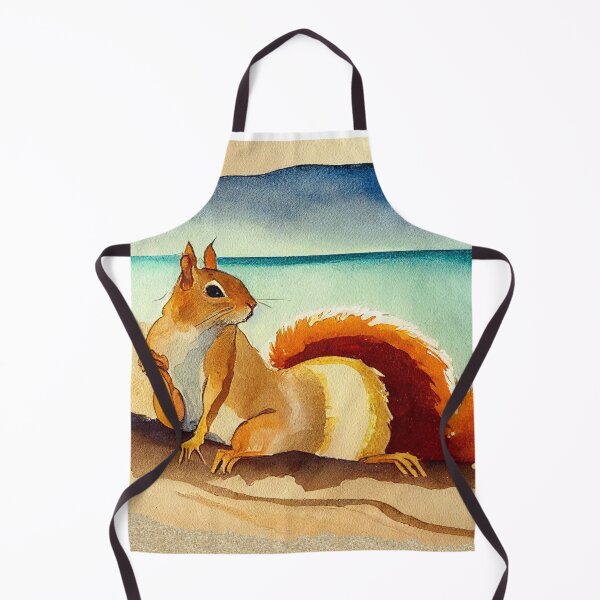 Item preview, Squirrel sunbathing at the Beach designed and sold by recollectionsv.