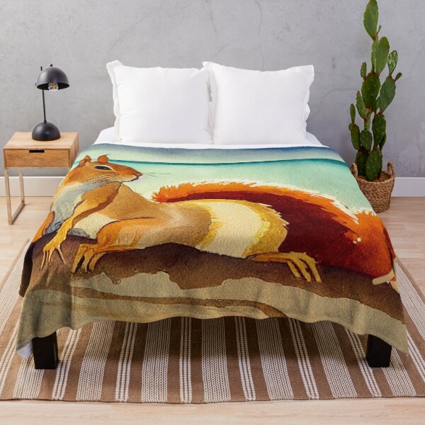 Item preview, Squirrel sunbathing at the Beach designed and sold by recollectionsv.