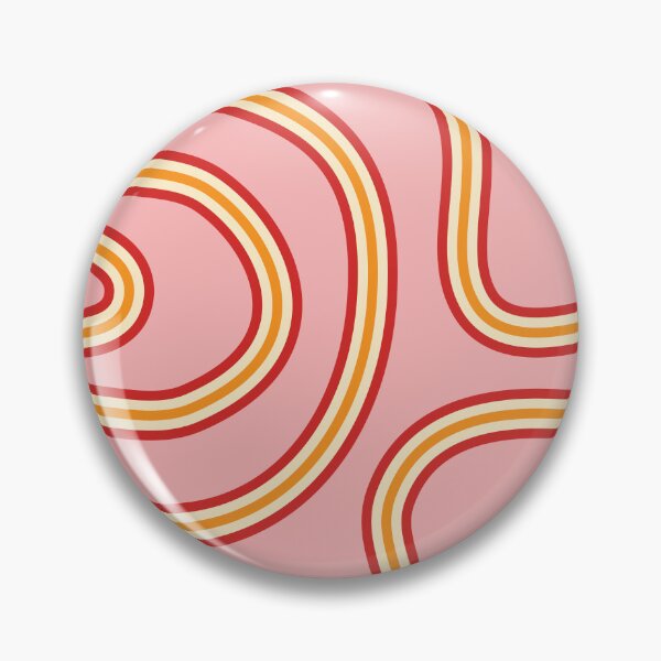 Item preview, Swirls and Stripes Pattern (pink/red/yellow) designed and sold by Design Minds Boutique.