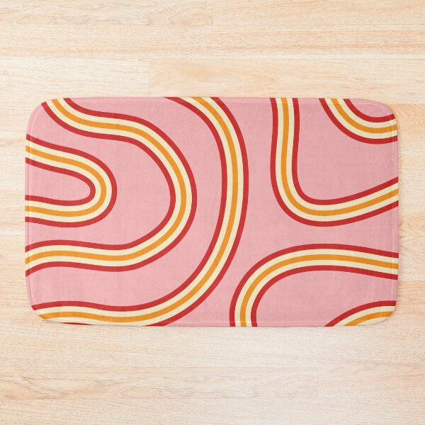 Item preview, Swirls and Stripes Pattern (pink/red/yellow) designed and sold by Design Minds Boutique.