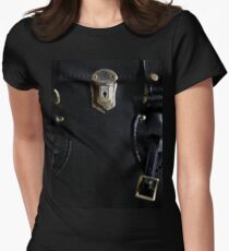 Leather and Zippers Women's Fitted T-Shirt