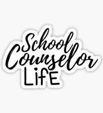 School Counselor Life Sticker