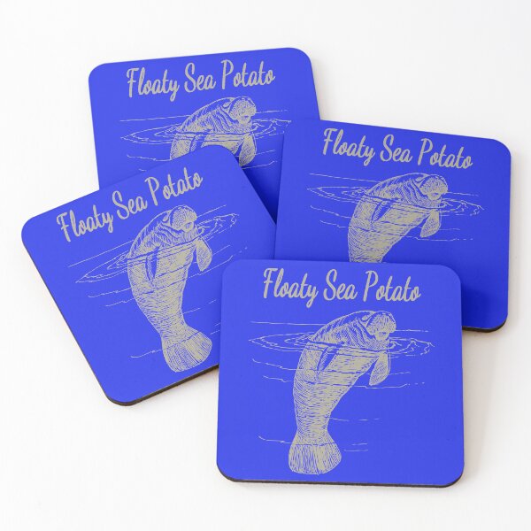 Item preview, Manatee Floaty Sea Potato designed and sold by KellysComColors.
