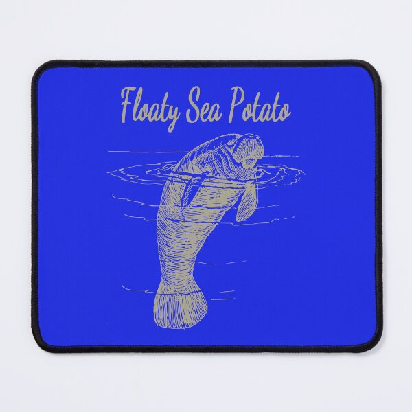 Item preview, Manatee Floaty Sea Potato designed and sold by KellysComColors.