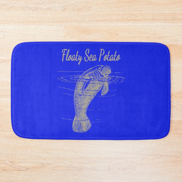 Item preview, Manatee Floaty Sea Potato designed and sold by KellysComColors.