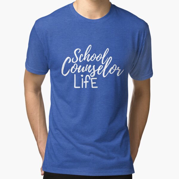 School Counselor Life (Light Text) Tri-blend T-Shirt