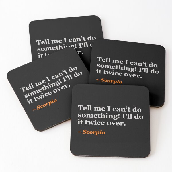 Item preview, Scorpio quote designed and sold by Giovanni-c.
