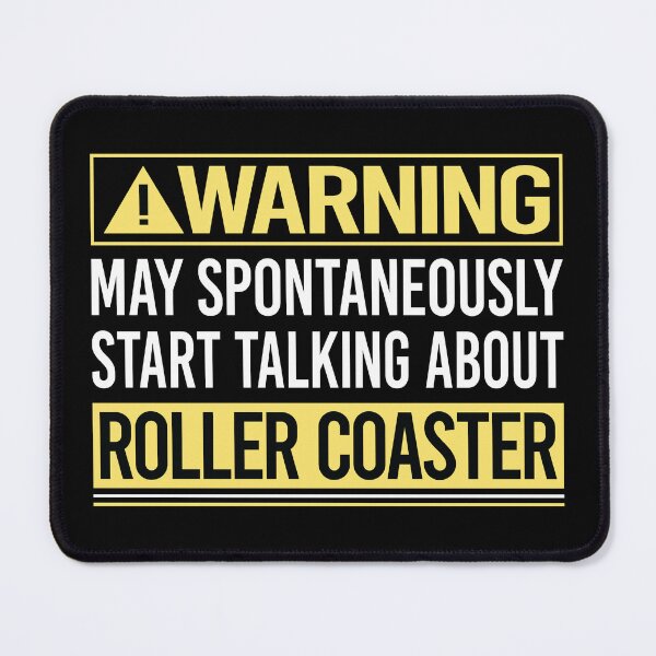 Item preview, Warning About Roller Coaster Coasters Rollercoaster designed and sold by WrightTrouble.
