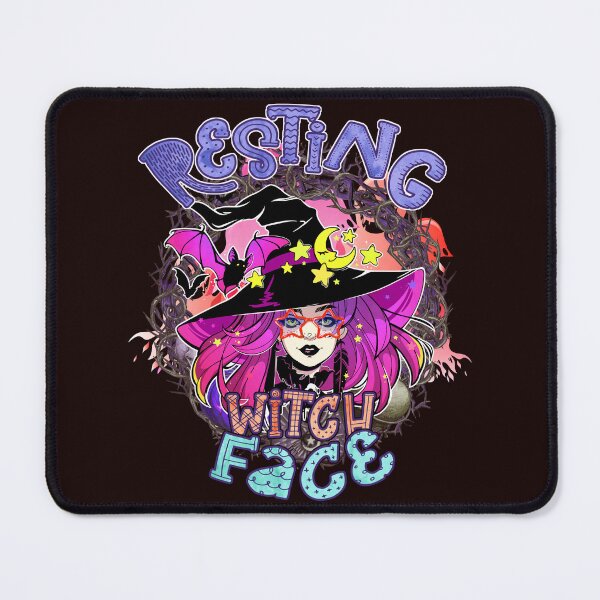 Item preview, HAPPY HALLOWEEN RESTING WITCH FACE designed and sold by marie1919.