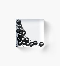 Soot Sprites coming out from Corner Acrylic Block