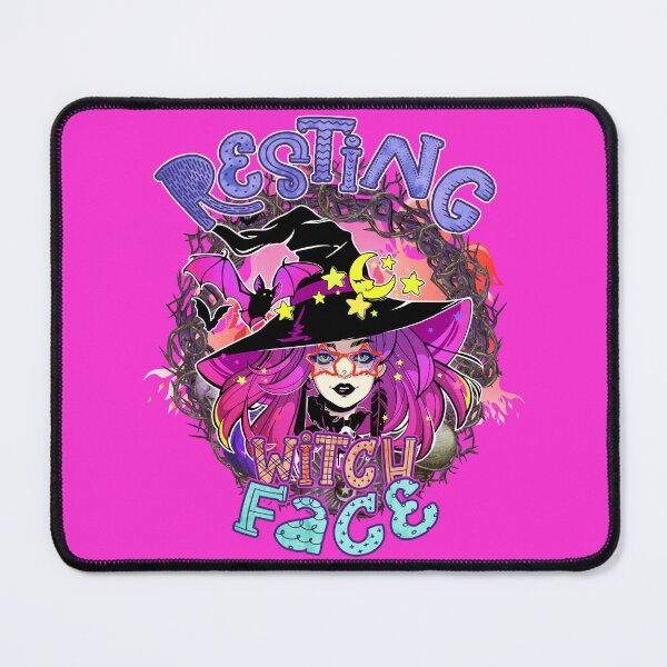 Item preview, HAPPY HALLOWEEN RESTING WITCH FACE designed and sold by marie1919.