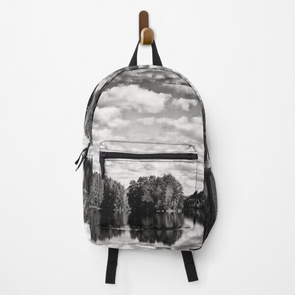 Item preview, The cotton clouds over the lake bw designed and sold by Jouko Lehto Photography.