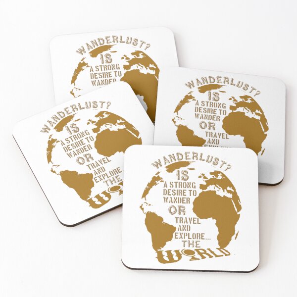 Item preview, Wanderlust defenition : wanderlust is a strong desire to wander or travel and explore the world,  designed and sold by Chakilogy.